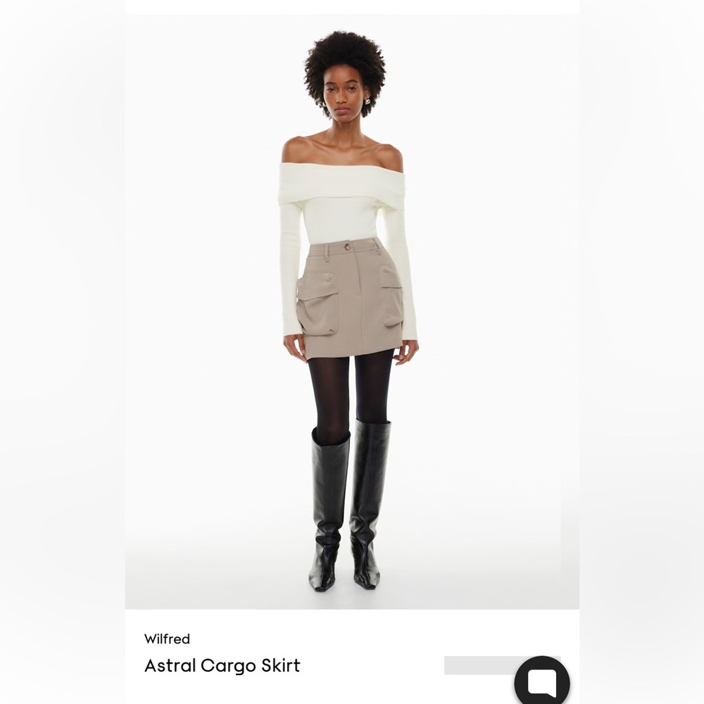 Wilfred Astral Cargo Skirt -Size 8 -Like New